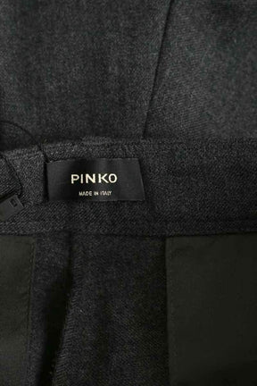 Pantalon droit Pinko Anthracite en Laine