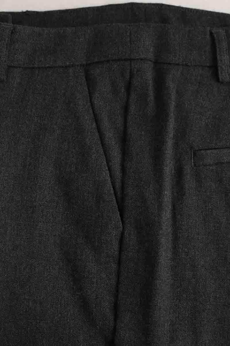 Pantalon droit Pinko Anthracite en Laine