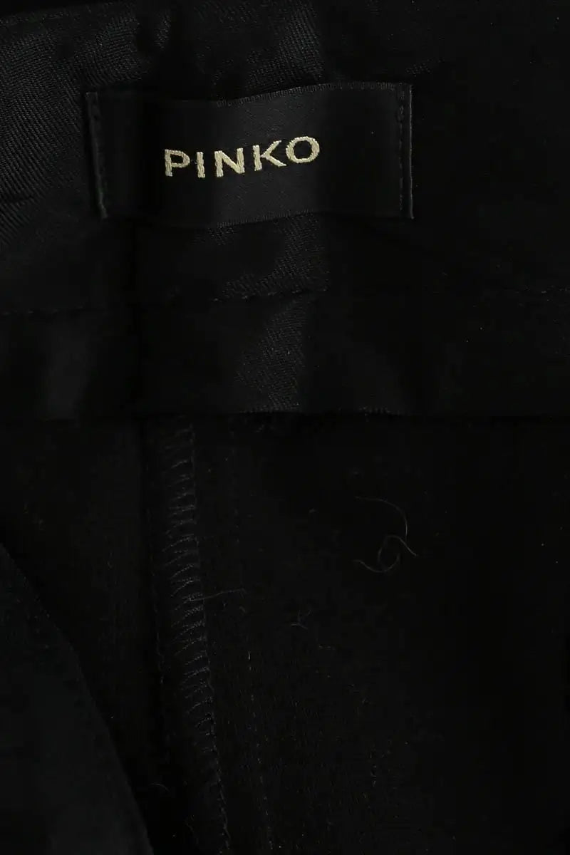 Pantalon droit Pinko Noir en Viscose