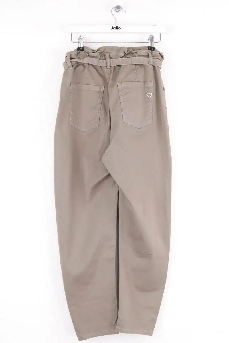 Pantalon droit Please Kaki en Coton