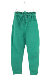 Pantalon droit Please Vert en Coton, taille XS - Seconde Main