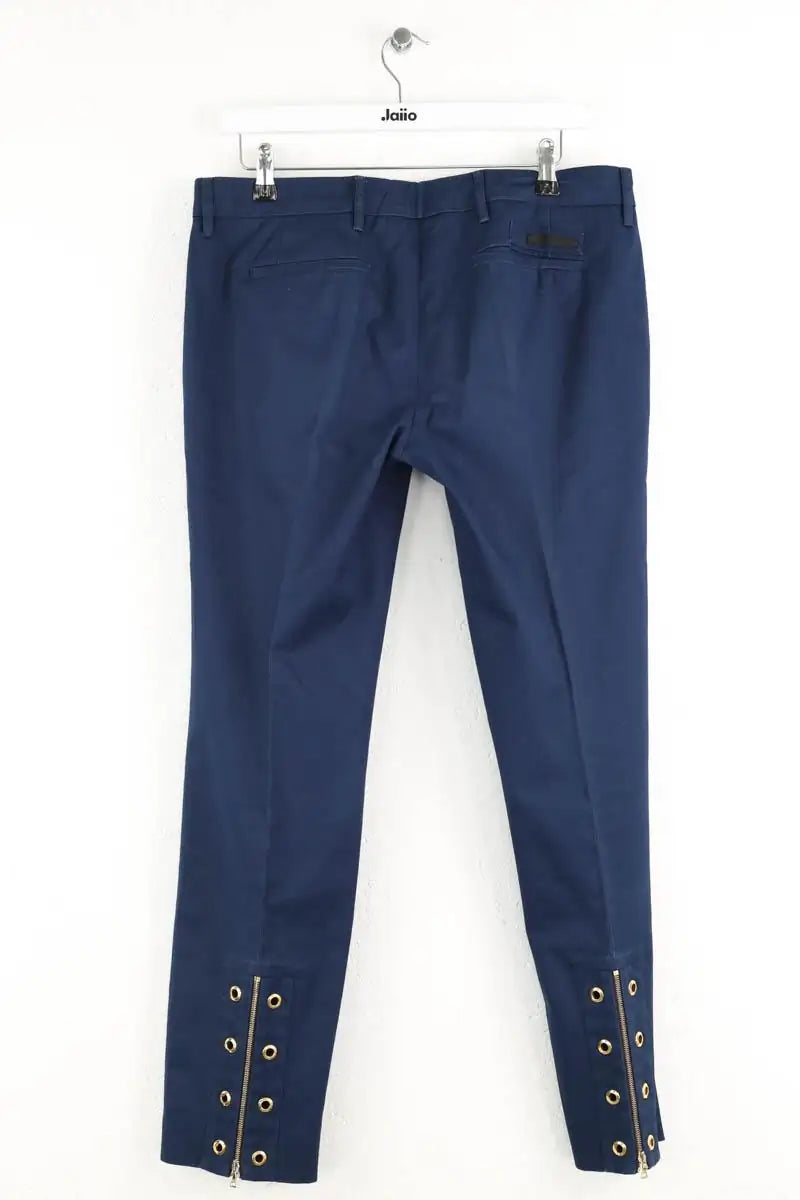 Pantalon droit Prada Marine en Coton
