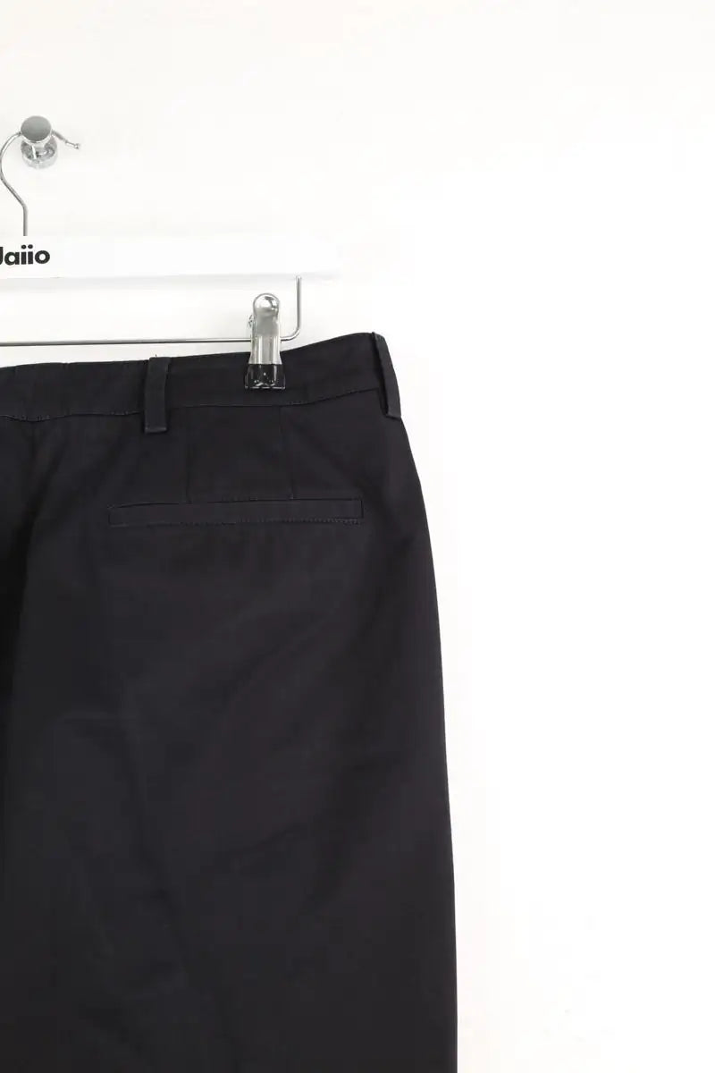 Pantalon droit Prada Noir en Coton