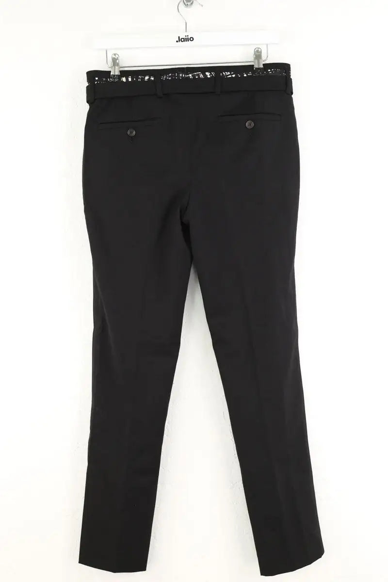 Pantalon droit Prada Noir en Laine