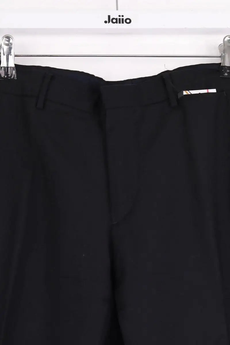 Pantalon droit Prada Noir en Laine