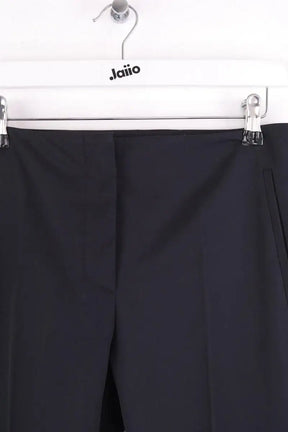 Pantalon droit Prada Noir en Synthétique