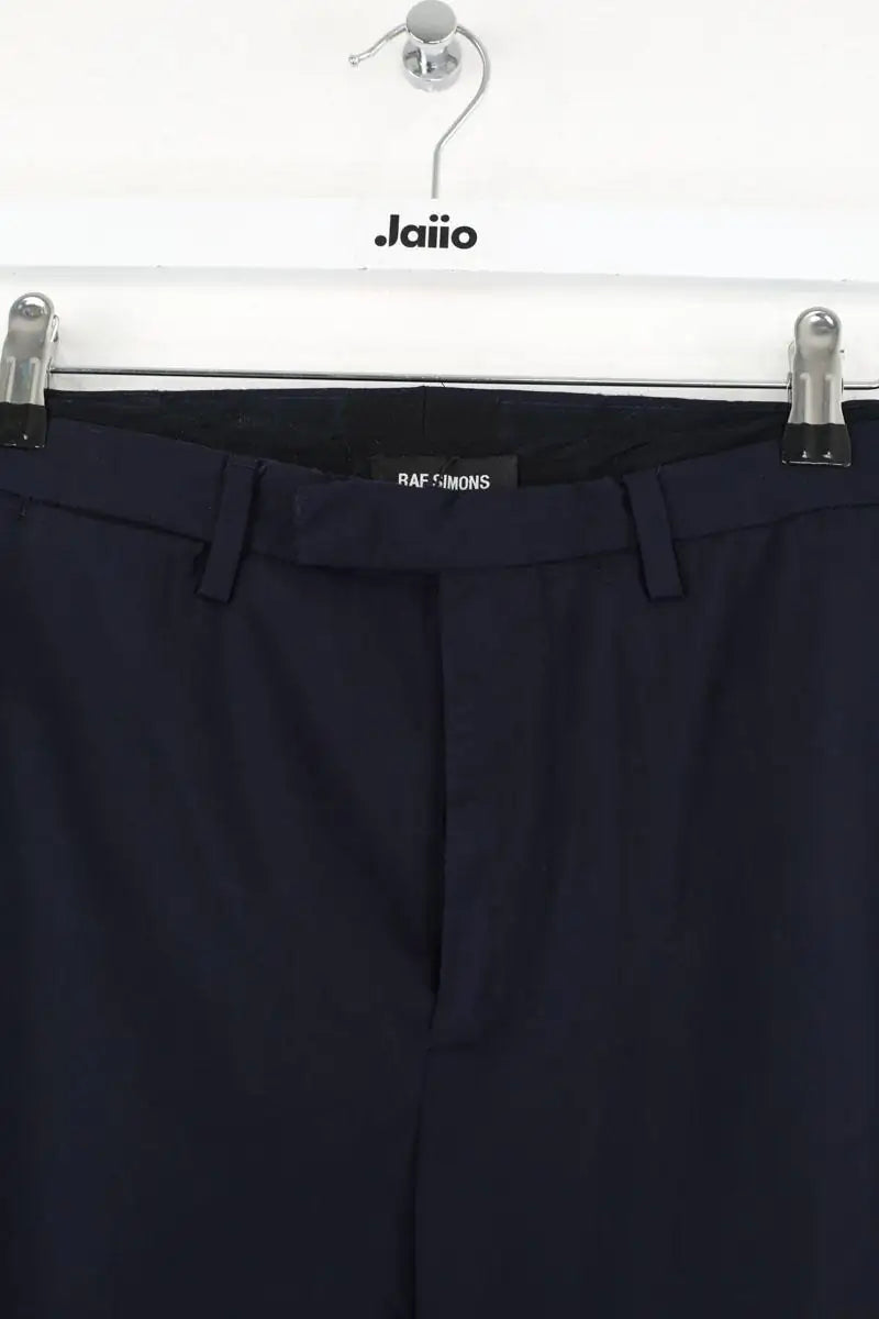 Pantalon droit Raf Simons Marine en Coton