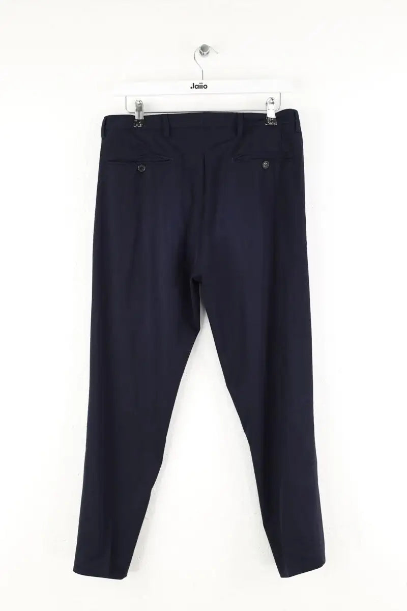 Pantalon droit Raf Simons Marine en Coton