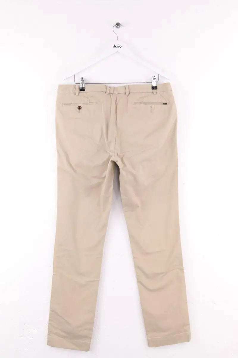 Pantalon droit Ralph Lauren Beige en Coton
