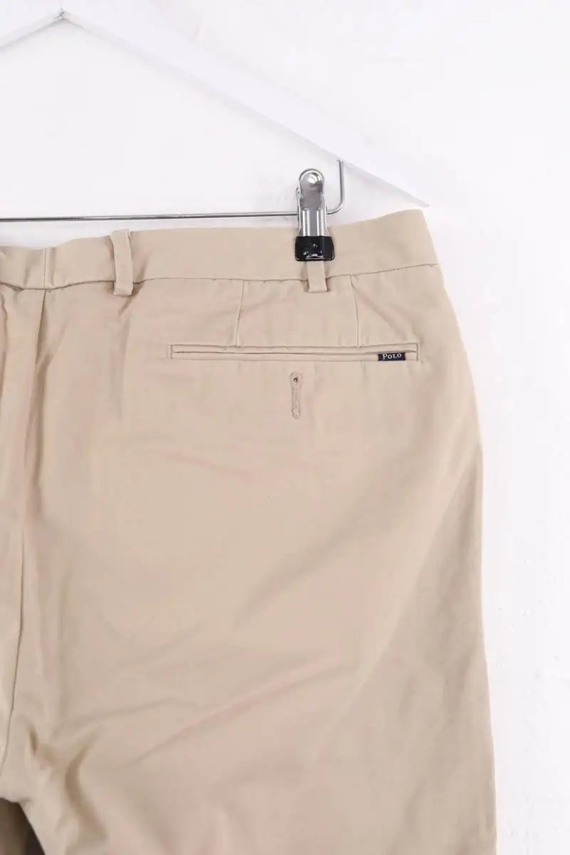 Pantalon droit Ralph Lauren Beige en Coton