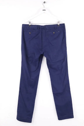 Pantalon droit Ralph Lauren Bleu en Coton