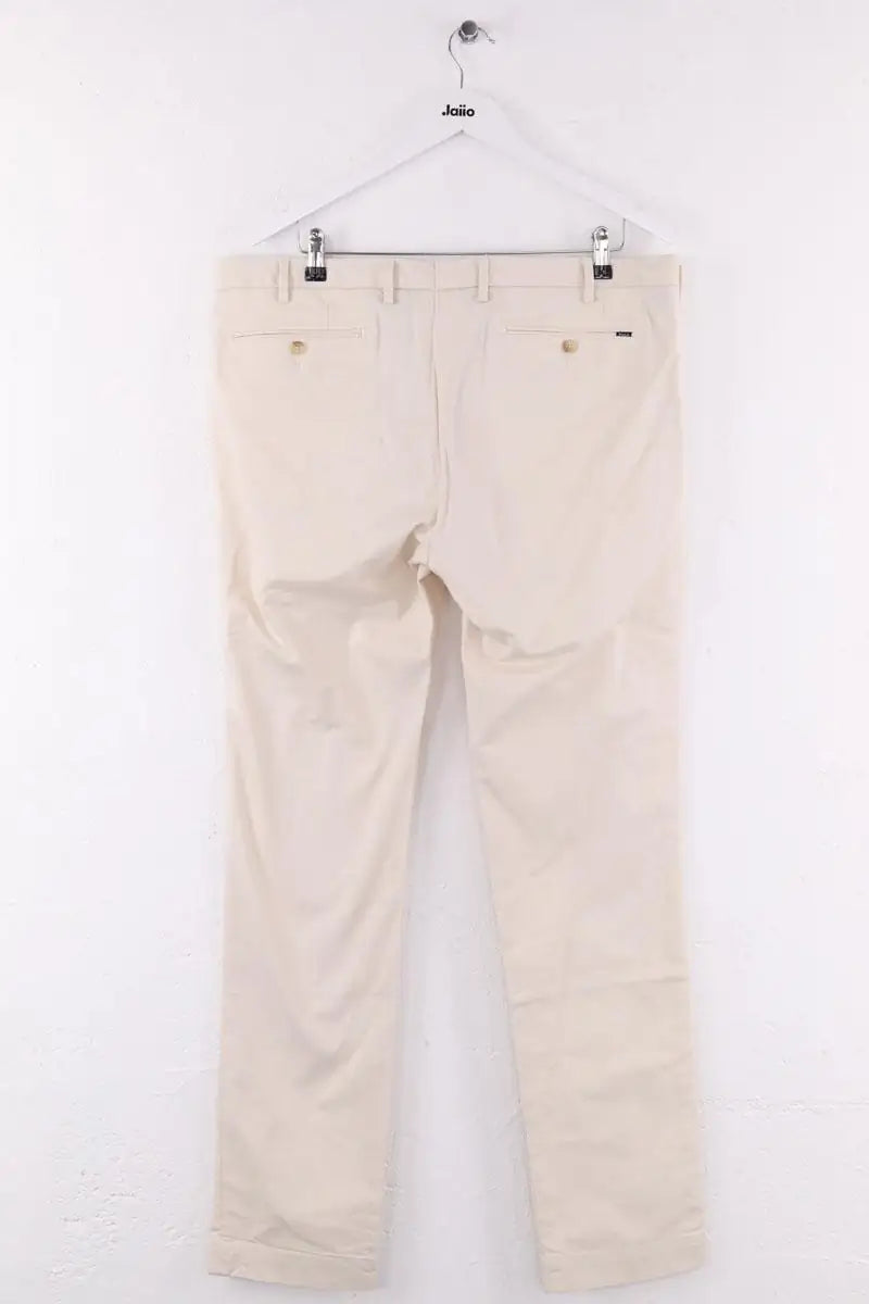 Pantalon droit Ralph Lauren Ecru en Coton