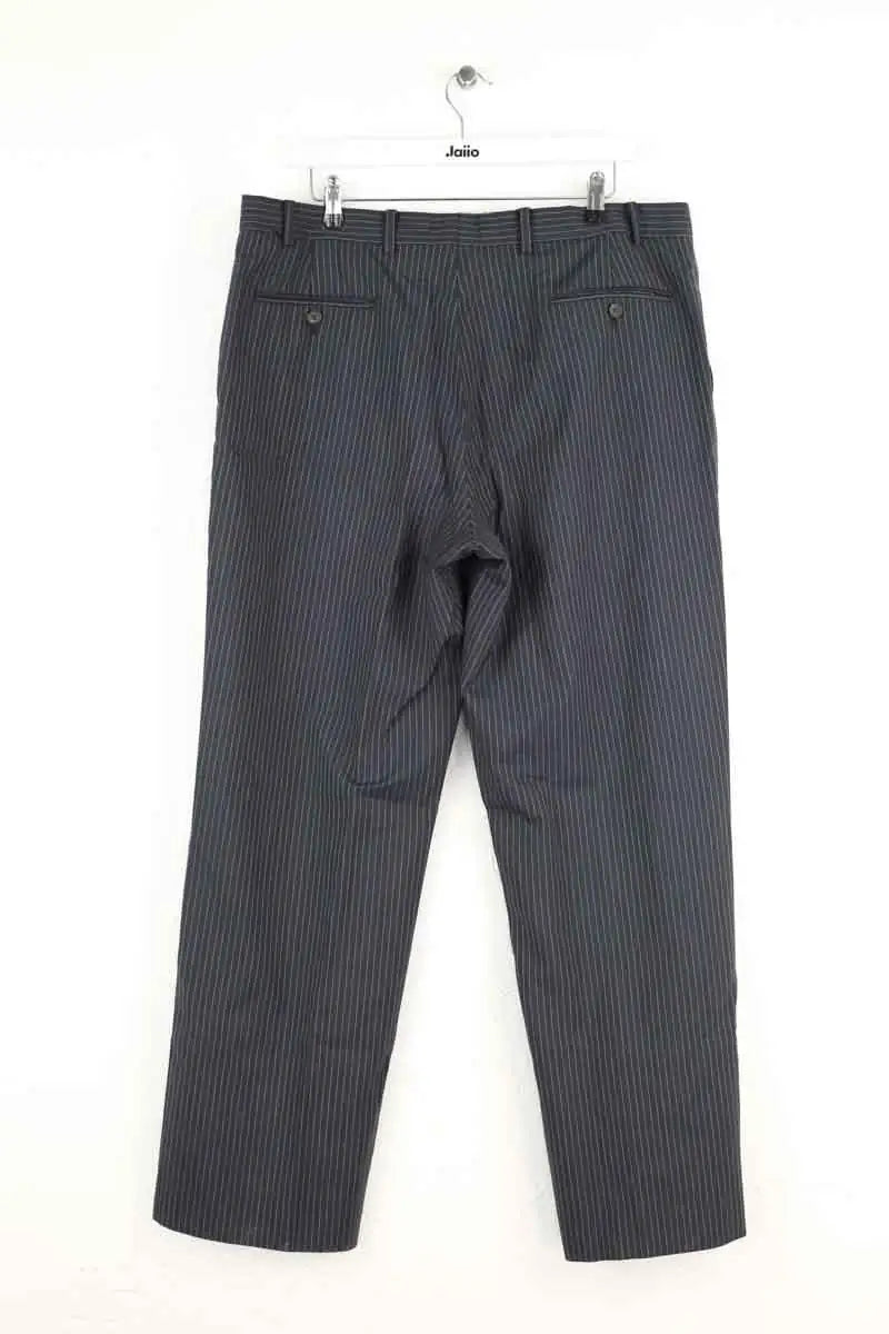 Pantalon droit Ralph Lauren Gris en Laine