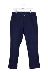 Pantalon droit Ralph Lauren Marine en Coton, taille L - Seconde Main