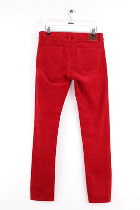 Pantalon droit Ralph Lauren Rouge en Coton