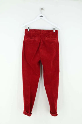 Pantalon droit Ralph Lauren Rouge en Coton