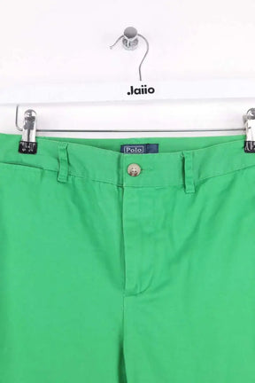 Pantalon droit Ralph Lauren Vert en Coton