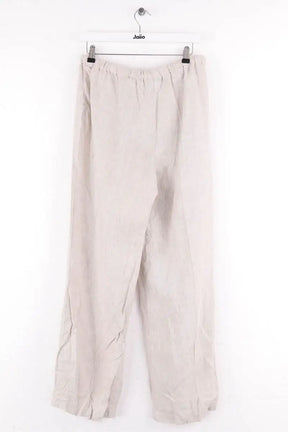 Pantalon droit Reformation Beige en Lin