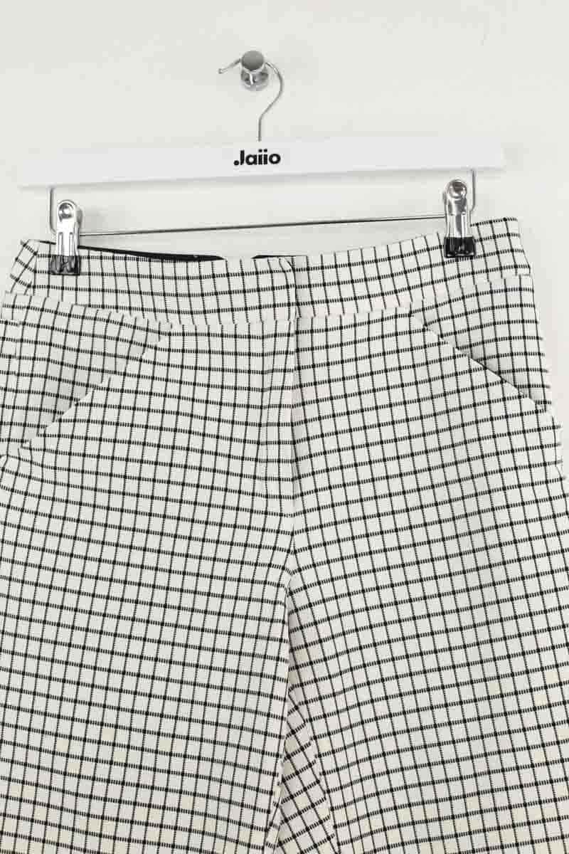 Pantalon droit Roseanna Blanc en Viscose