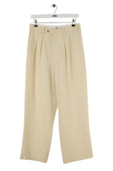 Pantalon droit Roseanna Ecru en Laine, taille S - Seconde Main