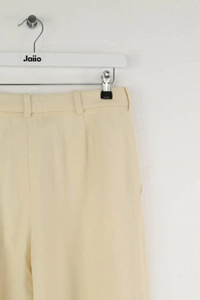 Pantalon droit Roseanna Ecru en Laine