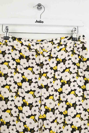 Pantalon droit Roseanna Jaune en Soie