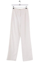 Pantalon droit Saaj Blanc en Coton, taille S - Seconde Main