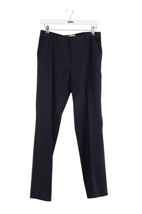 Pantalon droit Saint Laurent Marine en Laine, taille L - Seconde Main