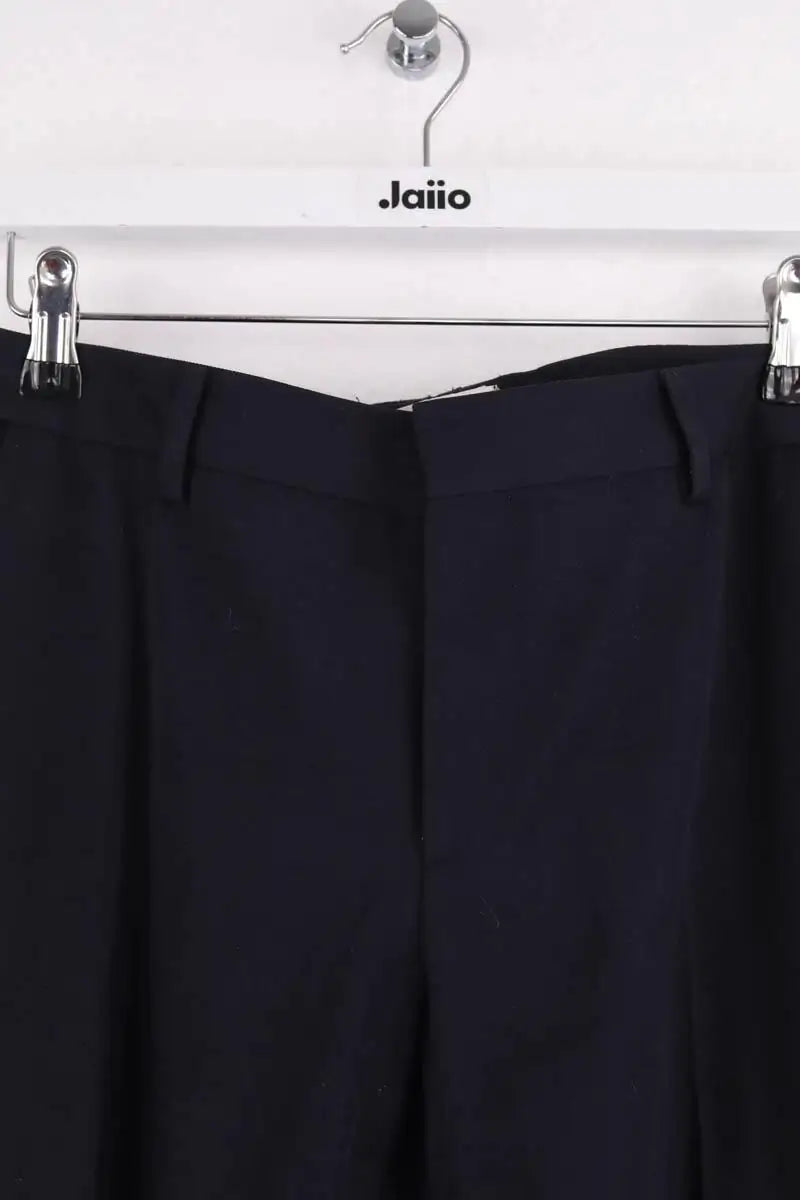 Pantalon droit Saint Laurent Marine en Laine