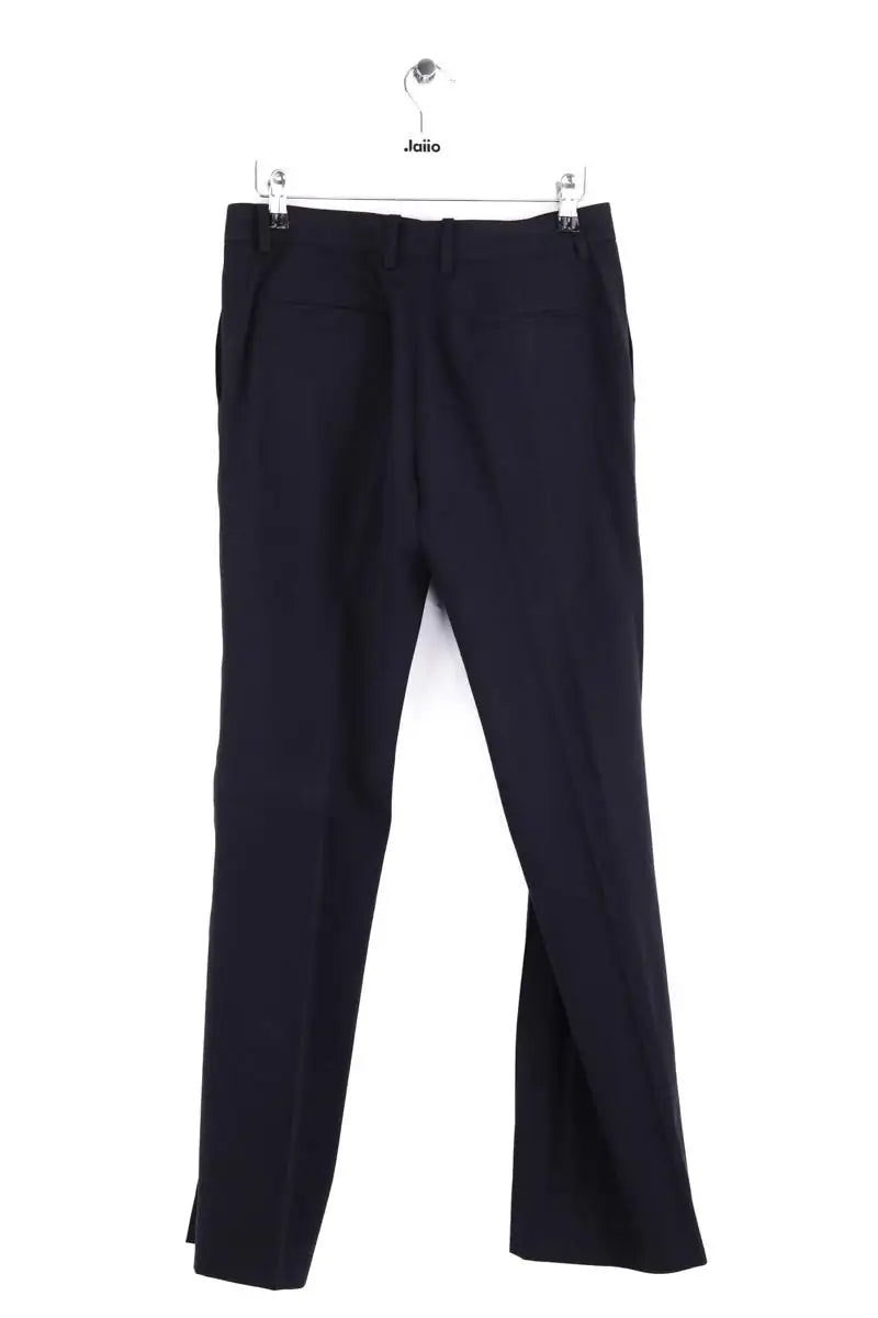 Pantalon droit Saint Laurent Marine en Laine