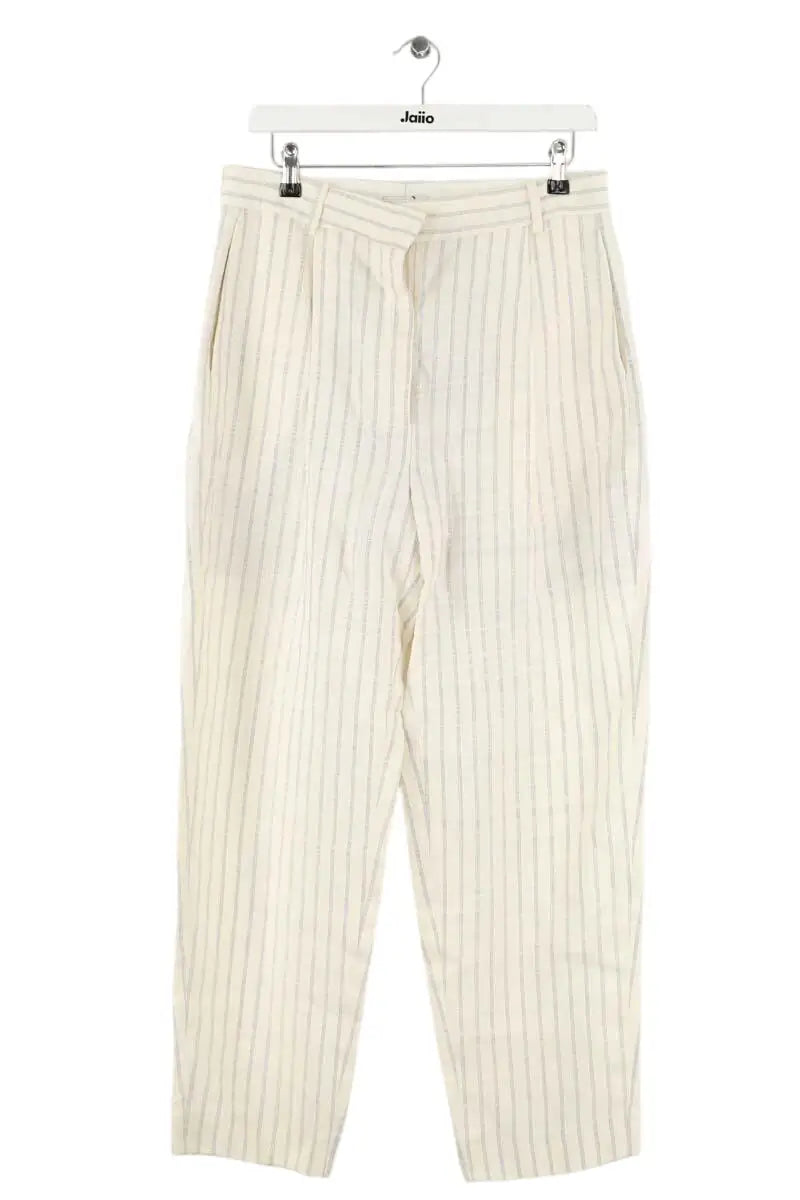 Pantalon droit Sandro Blanc en Viscose, taille XL - Seconde Main