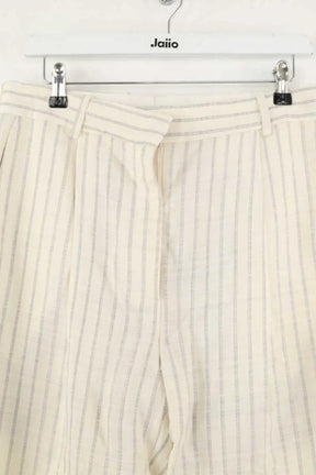 Pantalon droit Sandro Blanc en Viscose