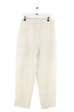 Pantalon droit Sandro Blanc en Viscose