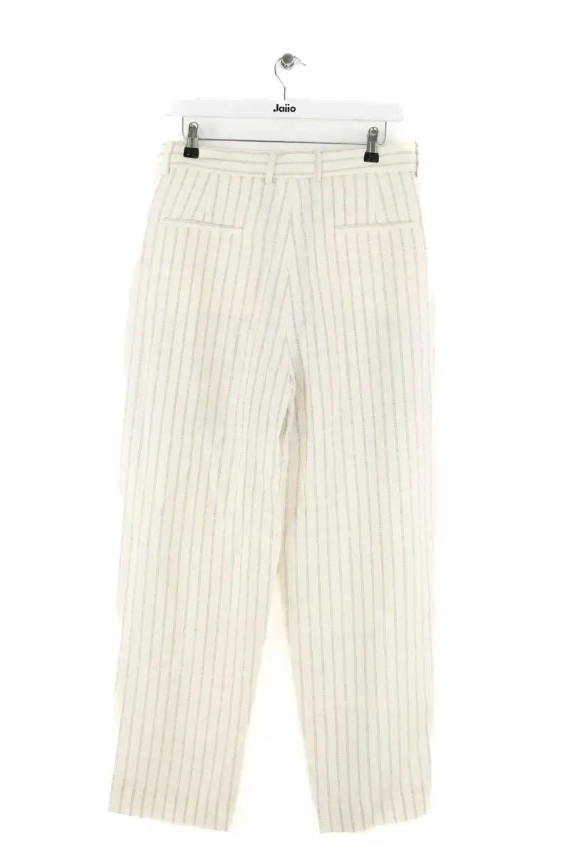 Pantalon droit Sandro Blanc en Viscose