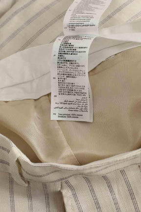 Pantalon droit Sandro Blanc en Viscose