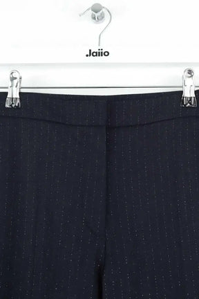 Pantalon droit Sandro Bleu en Polyester