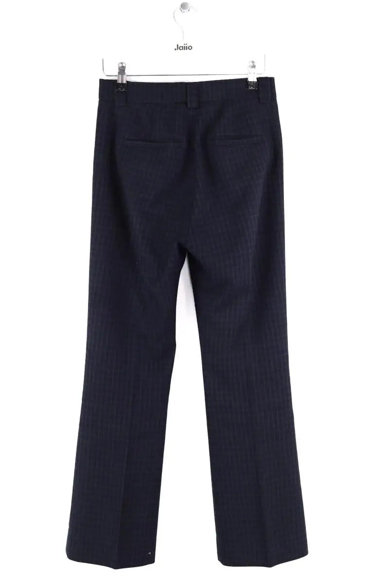 Pantalon droit Sandro Bleu en Synthétique