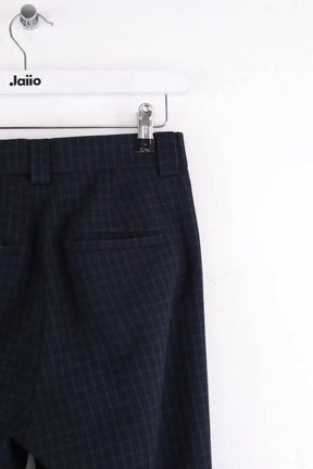 Pantalon droit Sandro Bleu en Synthétique