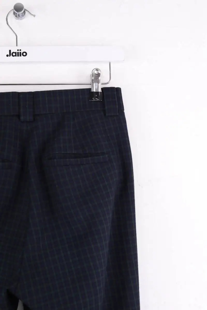 Pantalon droit Sandro Bleu en Synthétique