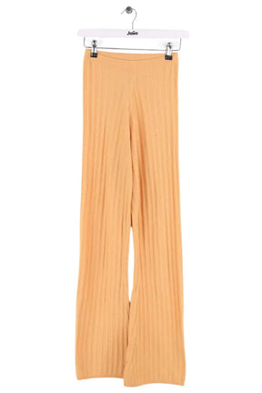 Pantalon droit Sandro Jaune en Viscose, taille XS - Seconde Main