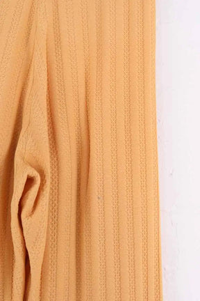 Pantalon droit Sandro Jaune en Viscose