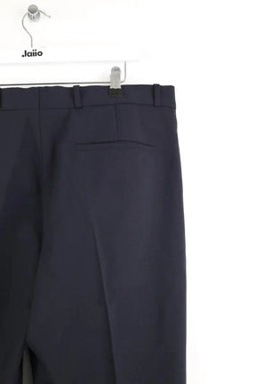 Pantalon droit Sandro Marine en Laine