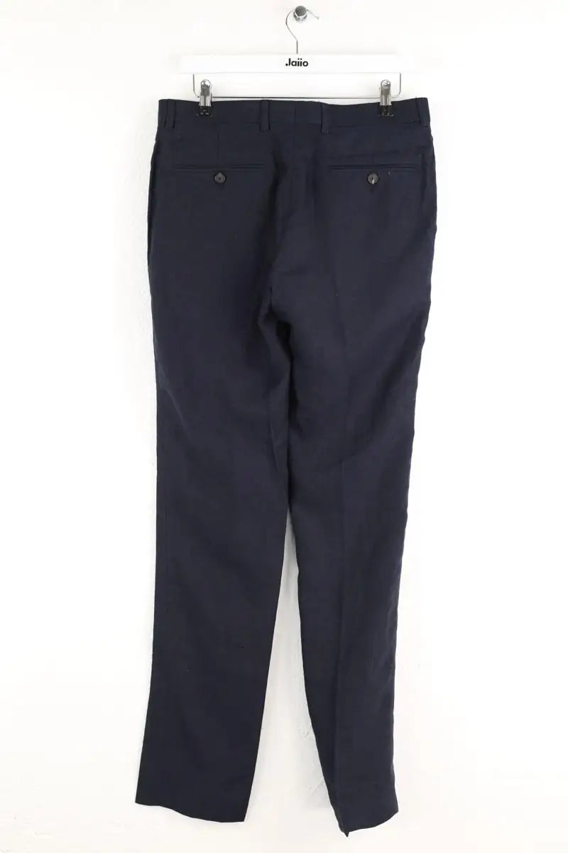 Pantalon droit Sandro Marine en Laine