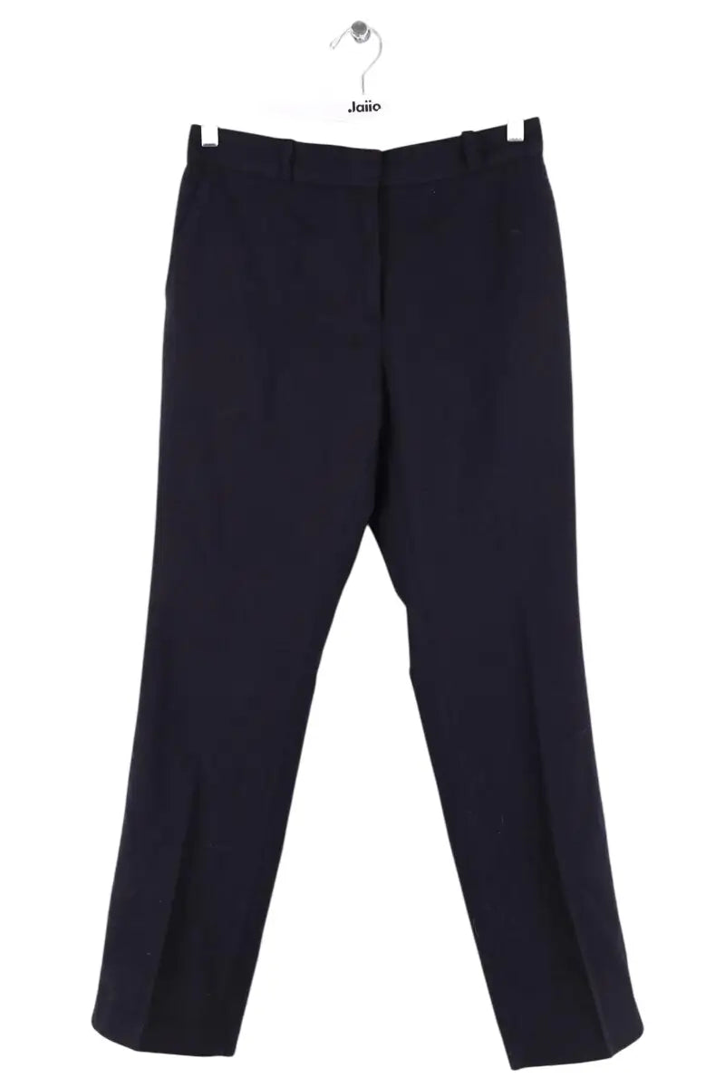 Pantalon droit Sandro Marine en Laine, taille M - Seconde Main