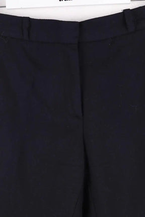Pantalon droit Sandro Marine en Laine