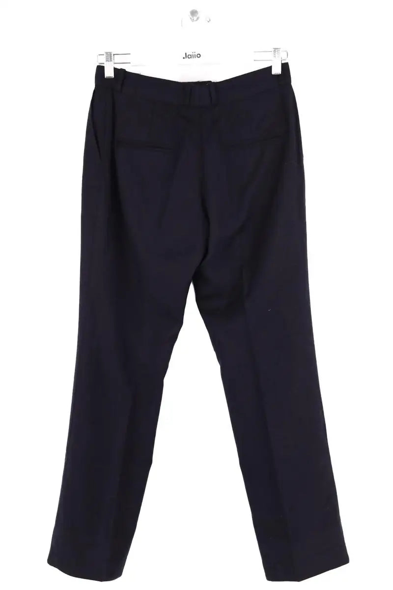 Pantalon droit Sandro Marine en Laine