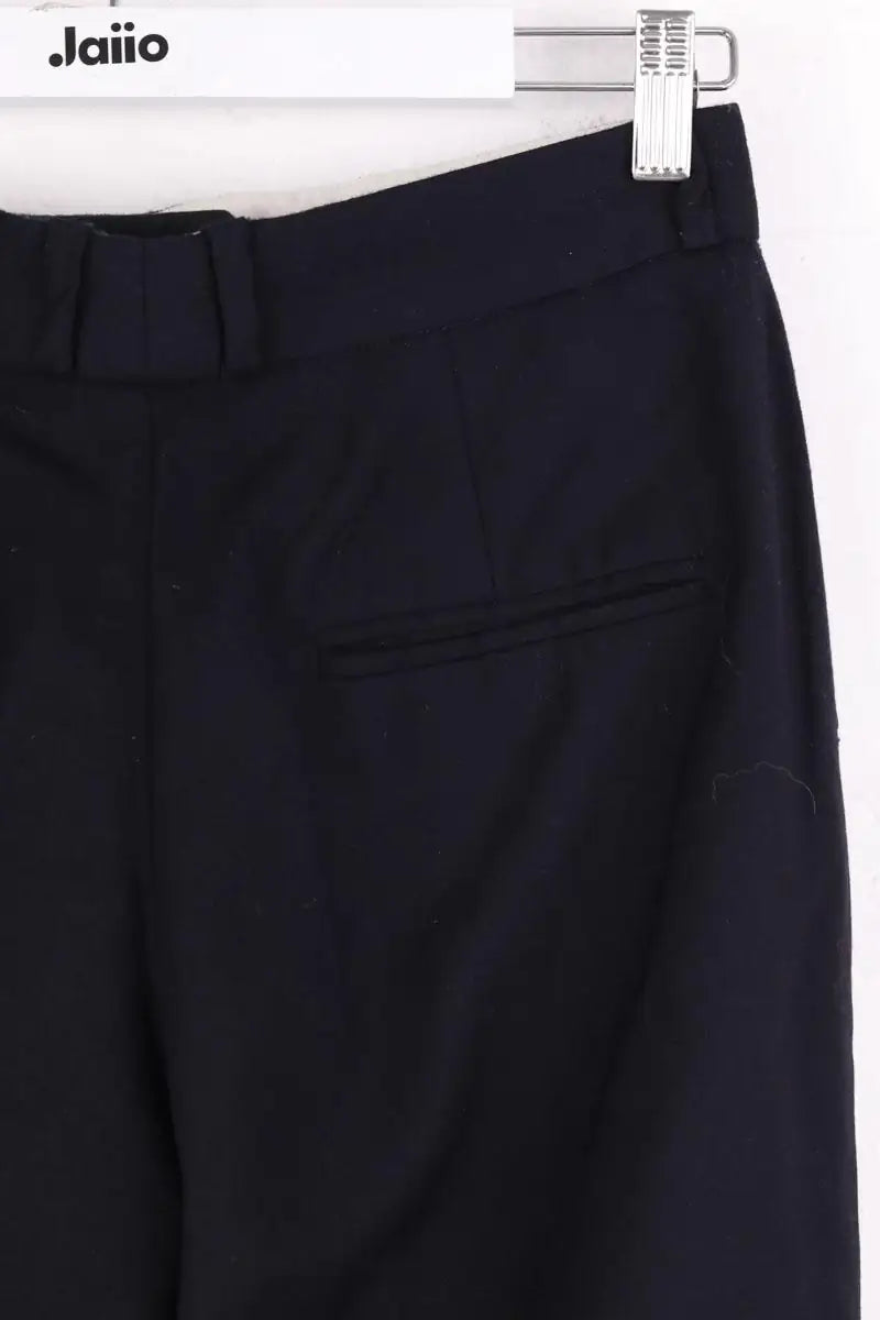 Pantalon droit Sandro Marine en Laine