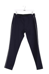 Pantalon droit Sandro Marine en Laine, taille S - Seconde Main