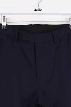 Pantalon droit Sandro Marine en Laine