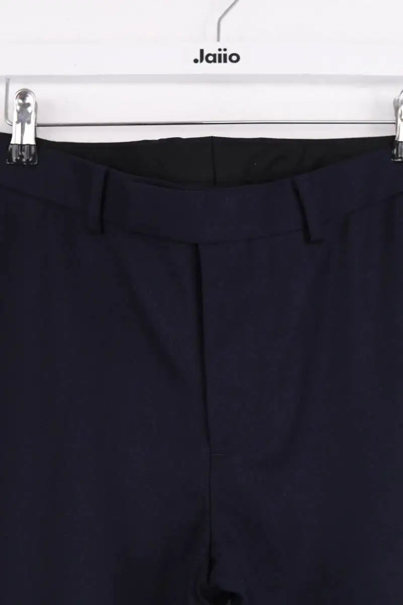 Pantalon droit Sandro Marine en Laine